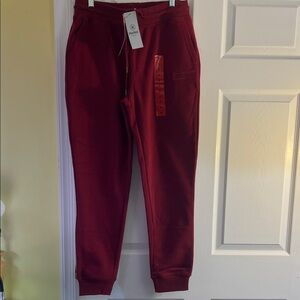 Hurley Maroon Jogger Pants